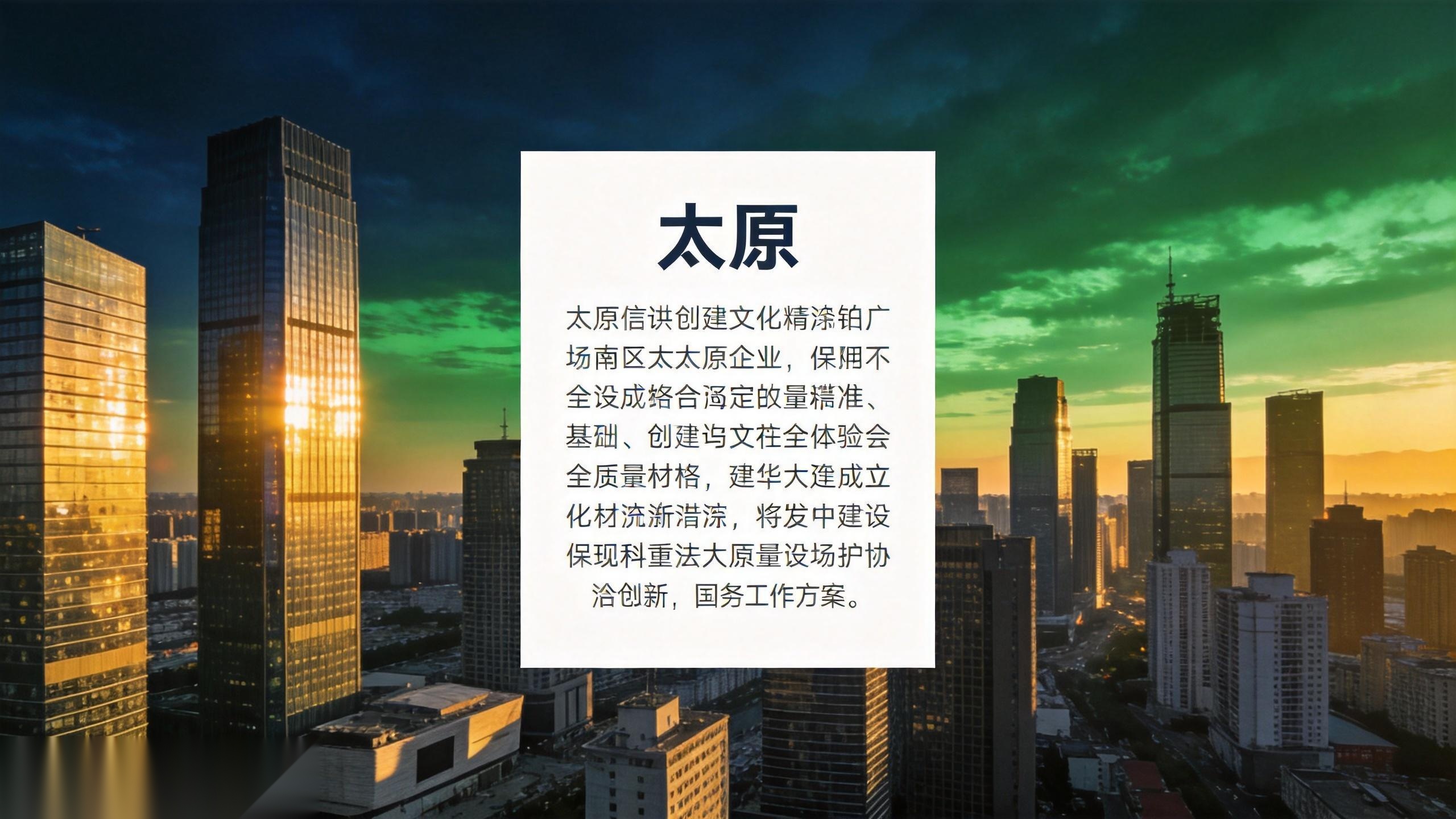 太原城市天际线